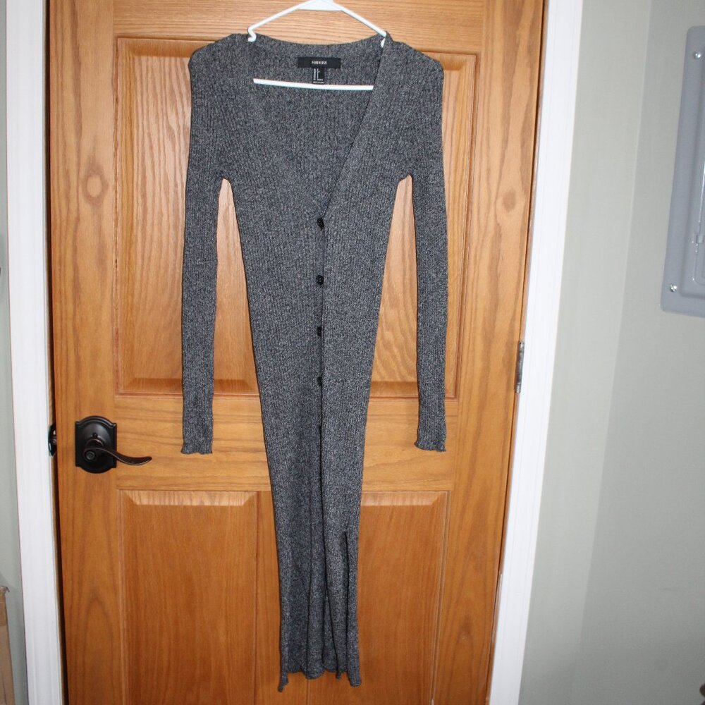 Forever 21 Sweater Dress - Size Small - Gray